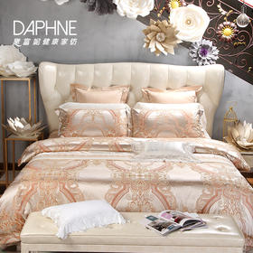  黛富妮斯卡络高端色织提花四件套