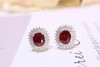 1.45ct刻面红宝石耳钉 商品缩略图1