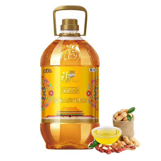 福临门国玉天香压榨一级花生油5L 商品图1