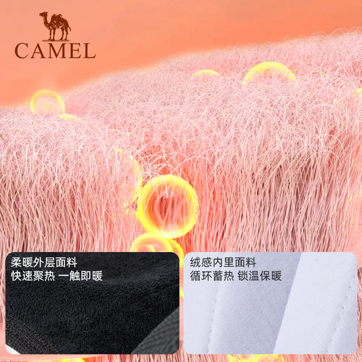 骆驼一体式裁剪口罩冬季显脸小保暖骑车防风护耳脸罩加绒面罩耳罩 534CAXA605 商品图3
