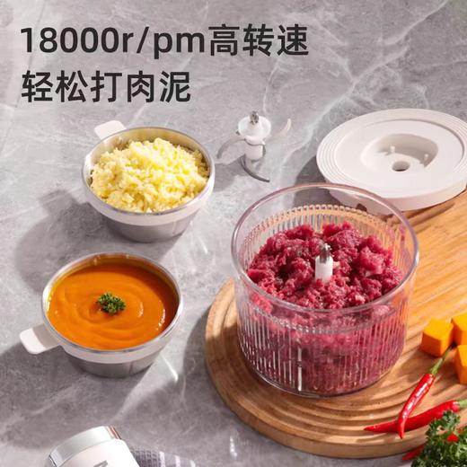 摩动绞肉机家用备餐佐料机多功能料理机电动绞馅机辅食机碎肉馅机 商品图1