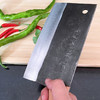 铁锤头菜刀章丘手工锻打夹钢刀  古法工艺加厚材质稳固省力切菜刀 商品缩略图7