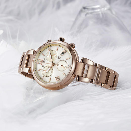 VIP-FB1452-58W 西铁城Citizen西铁城官方时尚女表潮流优雅休闲防水女士手表FB145 商品图1