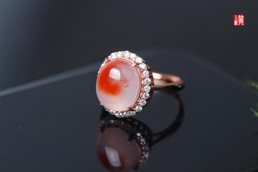 【甜宁】南红冰飘戒指 商品图1