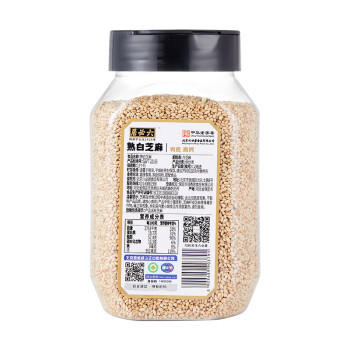 六必居 有机熟白芝麻 210g 熟芝麻调味香辛料 中华老字号 /粮油调味 /调味品 /辣鲜露/食品添加剂/特色调味料 商品图3