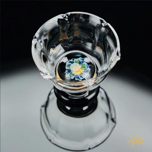 禾器/菡韵宴礼杯高硼硅玻璃茶杯大容量耐热高档主人杯金标 商品图2