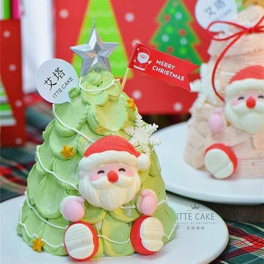 【精灵圣诞树】动物奶油、新鲜草莓+草莓酱，糯米蛋糕胚；可可爱爱的精灵圣诞树，陪你甜蜜过圣诞氛围感满满~ 商品图4