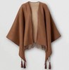 B 家 真皮流苏包边配饰披肩(TL) 商品缩略图1