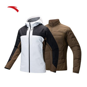 安踏三合一冲锋衣 羽绒内胆女士冬季新款户外登山服两件套162446607