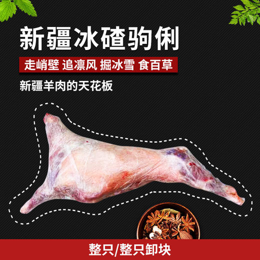 新疆冰碴驹俐羊整只12公斤/整只12公斤卸块新疆直发顺丰特快包邮 商品图1