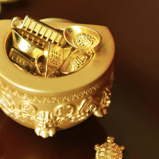 岁时请福聚宝盆冰箱贴 商品图2