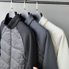 迪+90白鸭绒杜邦三防面料男羽绒服立领针织拼接运动户外冬装外套 商品缩略图1