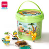 「升级桶装！多彩萌趣」得力轻粘土儿童安全无毒彩泥12色24色36色幼儿园橡皮泥黏土玩具 商品缩略图4