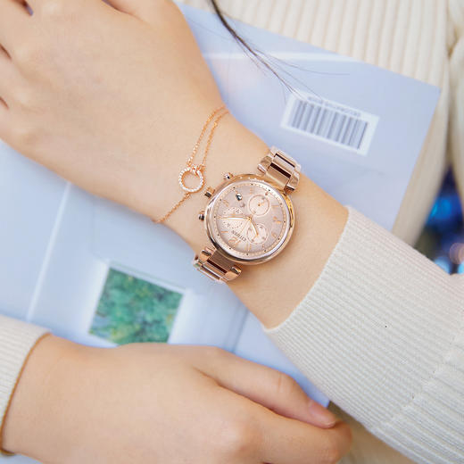 VIP-FB1452-66X 西铁城Citizen西铁城光动能不锈钢表带时尚休闲精致手表女FB1452-66X 商品图3