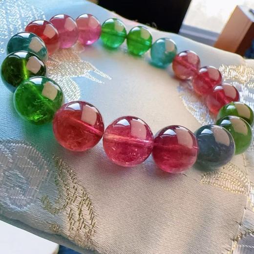 11mm-12mm单圈老矿碧玺手串 商品图2