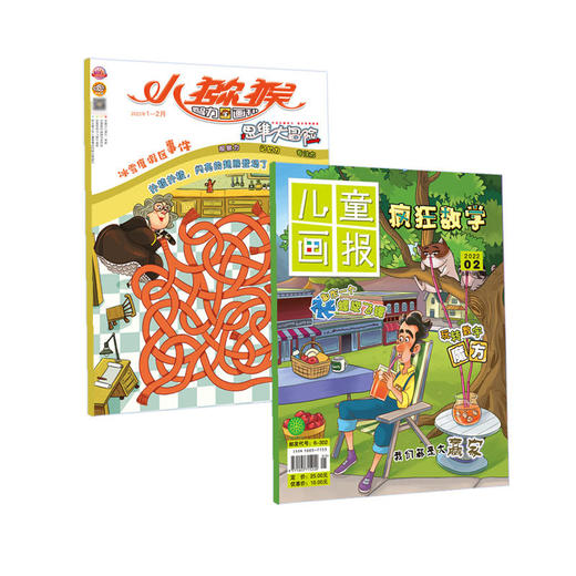 《疯狂数学》+《思维大冒险》过刊随机2本 商品图0