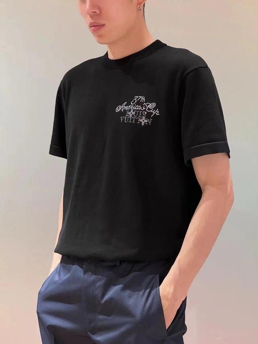 驴家 钻花毛织圆领短袖（JN) 商品图1