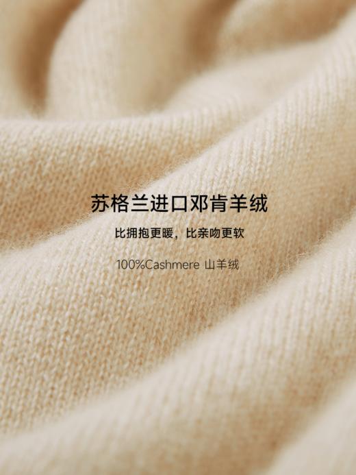 100%苏格兰邓肯羊绒圆领衫FJ27971N 商品图12