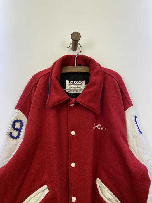 90年代 Vintage DeLONG 美国制 棒球外套 校队外套 休闲外套 _CJK(L) 商品图2