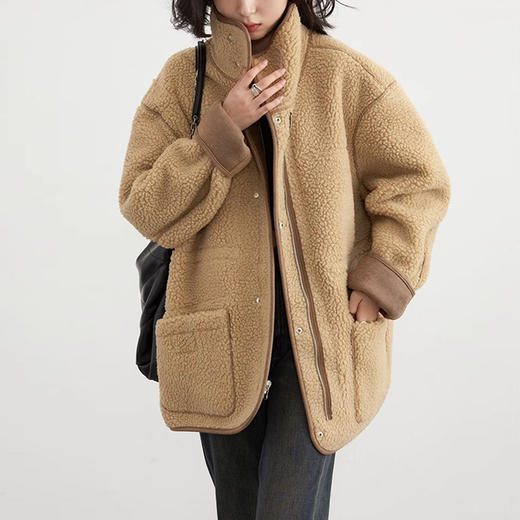 裁缝学苑AQ401正反两穿外套机车服纸样女装皮毛一体上衣样板图纸 商品图4