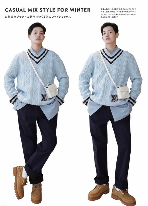 驴家 立体窗花拼色套头毛衣（JN） 商品图1