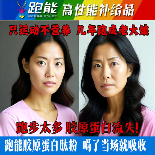 (赛后肌肤修复)跑能复合小分子胶原蛋白肽粉【蛋白肽含量86%】 商品图1