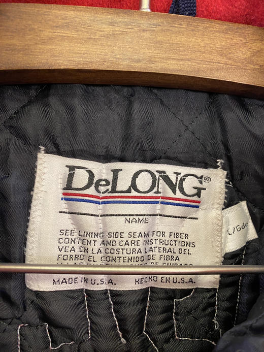 90年代 Vintage DeLONG 美国制 棒球外套 校队外套 休闲外套 _CJK(L) 商品图1