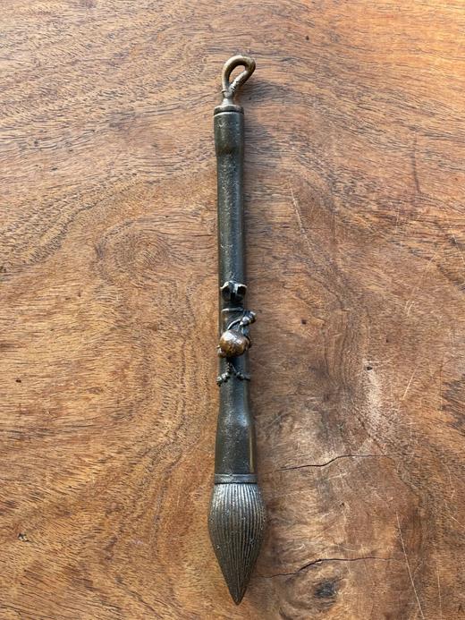 毛笔形青铜文房镇纸，顺丰包邮 商品图3