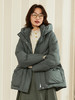 连帽立领大口袋羽绒服女2024年冬季新款蓬松饱满90%鸭绒面包服 商品缩略图0