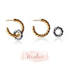 LHWINDSOR 双色双环耳环LHWindsor 商品缩略图1