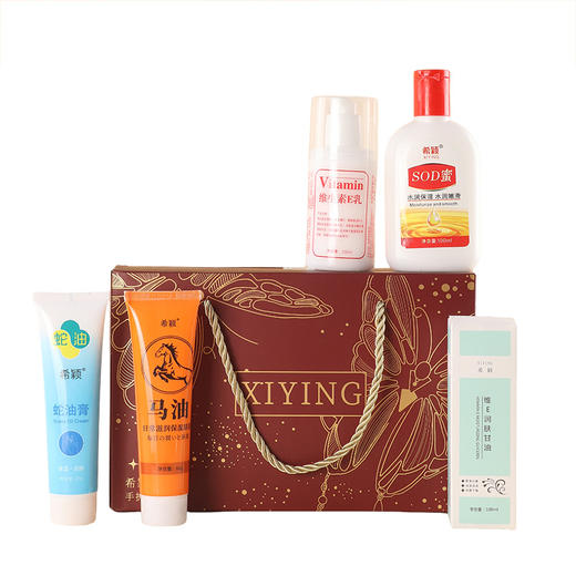 「5件套礼盒装」希颖护手霜伴手礼滋润保湿不油腻盒凡士林护手霜套盒高颜值美容护肤 商品图4