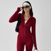 跃牌【禅语梵心】美式辣妹瑜伽服女休闲外套长袖拉链运动健身上衣WT4707 商品缩略图2