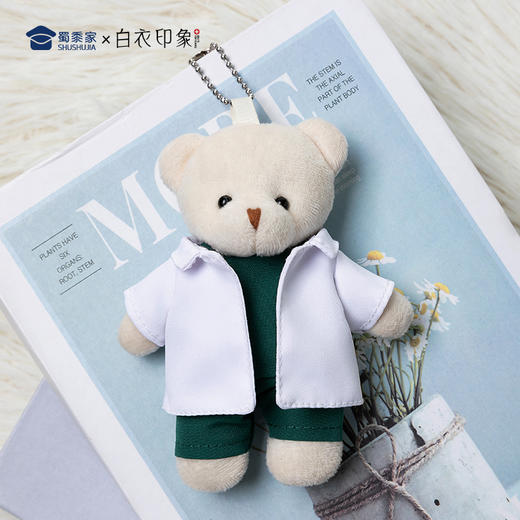 【医生小熊钥匙扣】创意毛绒钥匙扣男女包包钥匙挂件挂饰 商品图6