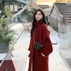 金蘑菇菇【落叶和冬】设计师高定长款立领骆驼绒大衣保暖双面呢外套 商品缩略图4