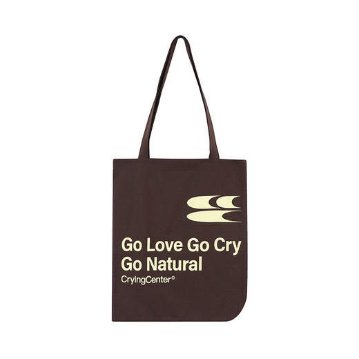 CryingCenter 去爱去哭去自然里 多色斜纹月牙帆布包 哭喊中心 商品图5