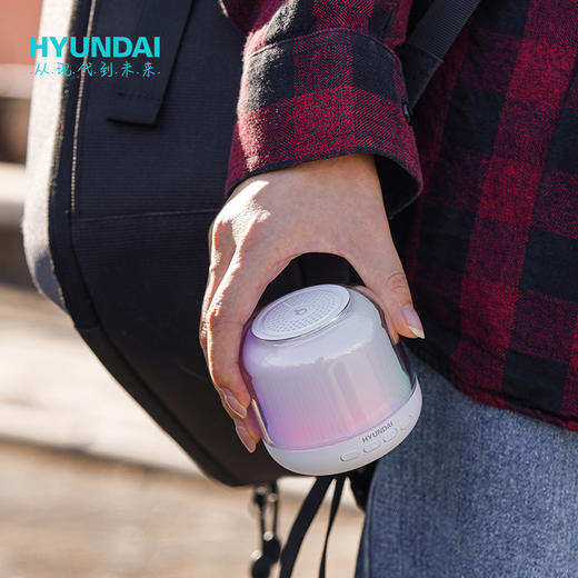 HYUNDAI-无线充夜灯音箱 YH-F019 商品图3