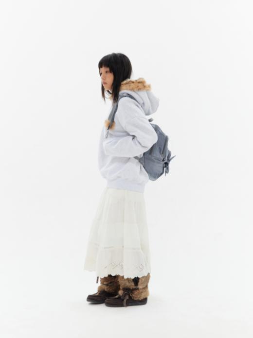 CryingCenter 灰蓝闪光蝴蝶结软双肩包 哭喊中心 商品图2