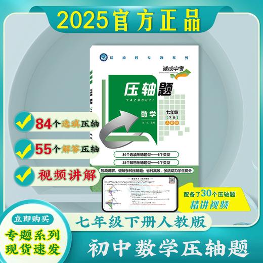 2025 压轴题  人教版 商品图1
