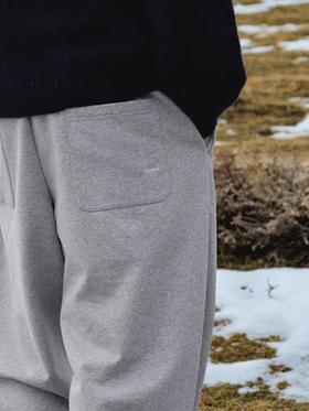 Evistub/E-4DCK811/重磅中缝阔腿弯刀休闲运动卫裤