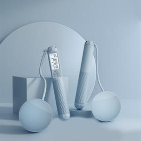 【分仓直发包邮】佑美计数跳绳无绳硅胶球TS50（两种颜色可选粉色/蓝色）