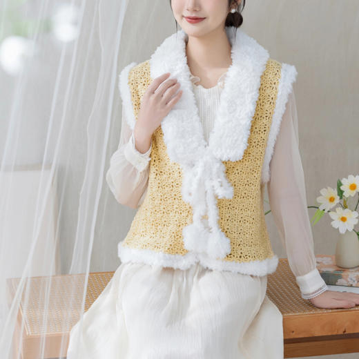 苏苏姐家锦荣马甲手工DIY钩针羊毛衣服外套上衣毛线材料包 商品图3