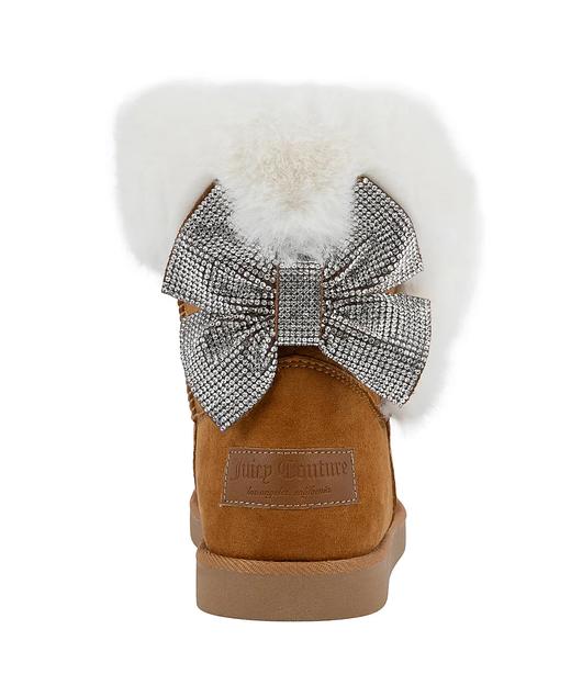 圣诞好折！Juicy Couture 女款水钻蝴蝶结雪地靴 商品图0