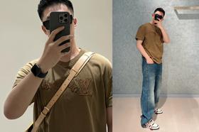 驴家 套索字母刺绣短袖（JN）