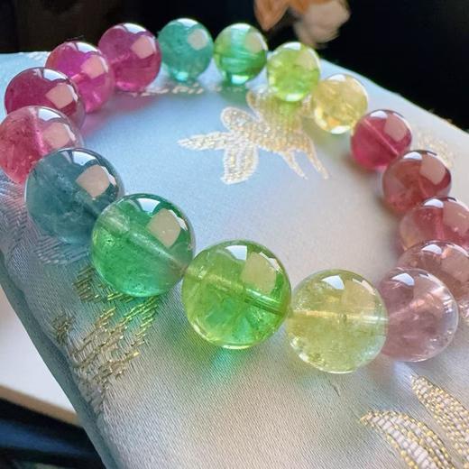 12mm-13mm单圈人鱼碧玺手串 商品图2