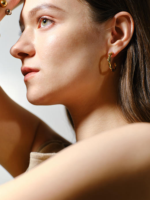 INBA074 浪漫交织-小麻花耳环｜INCH EDITION 暮光之城系列 商品图6