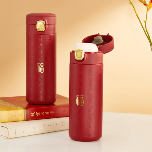 【故宫水杯】故宫百福保温杯水杯博物馆文创杯子新年生日礼物 商品图3