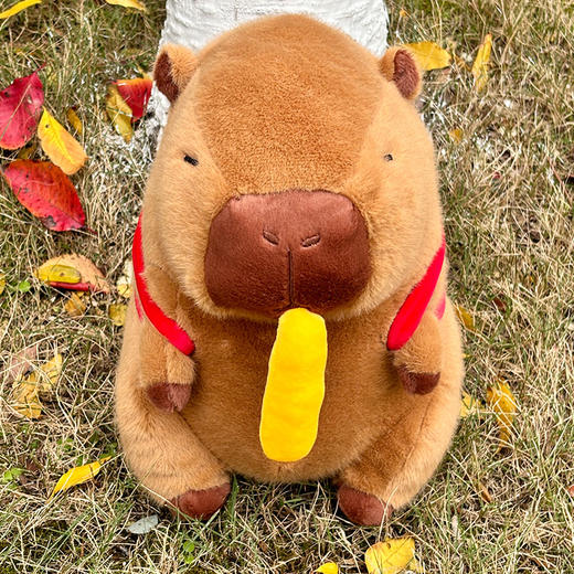 纪念日百货毛绒公仔25cm薯条水豚小号玩具160355206 商品图2