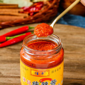 佳丰 沙县辣椒酱 福建小吃拌饭拌面酱 火锅蘸料香辣下饭调味酱230g /粮油调味 /调味品 /中式酱料 商品图1