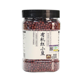 甸禾有机红小豆 1.24斤 （东北有机杂粮 罐装 红豆沙红豆粥原材料） /粮油调味 /杂粮 /杂豆类 商品图3