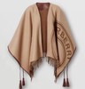 B 家 真皮流苏包边配饰披肩(TL) 商品缩略图2